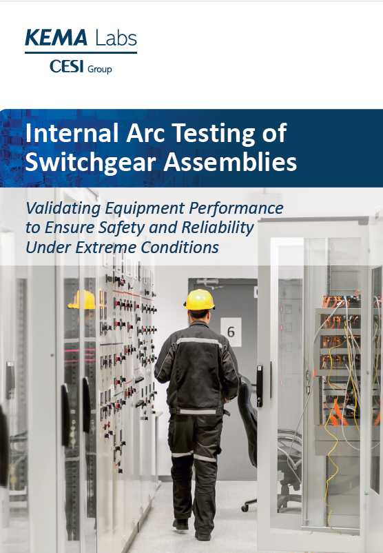 New Brochure: Internal Arc Testing of Switchgear Assemblies