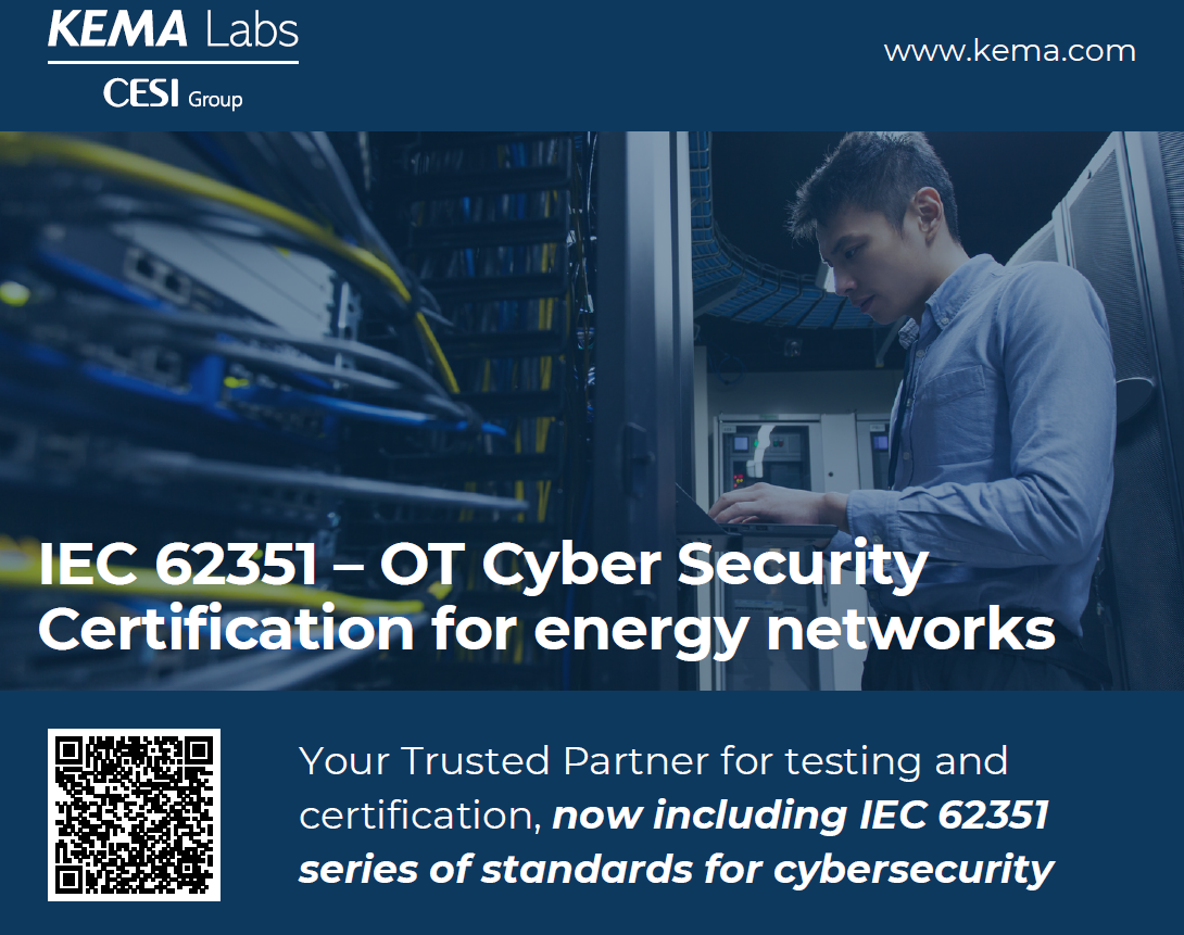IEC 62351 – OT Cyber security for energy networks