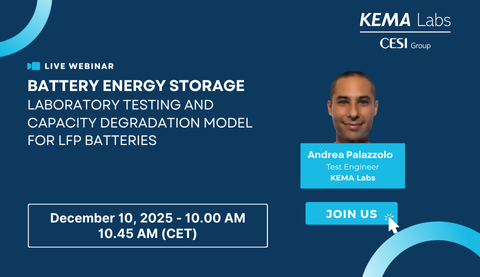 Join Our Webinar: Decode Battery Ageing in Energy Systems