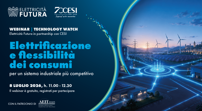 Elettrificazione e flessibilità: nuovo webinar di CESI ed EF